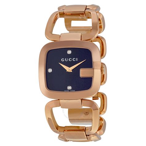 gucci rose gold bangle watch|gucci rose gold watch ladies.